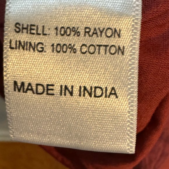 Jessakae Collection size XL midi red pear 3/4 sleeve dress - Picture 8 of 13